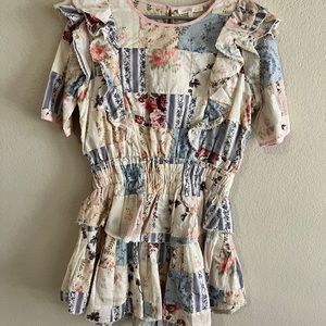 LoveShackFancy Patchwork Natasha dress medium